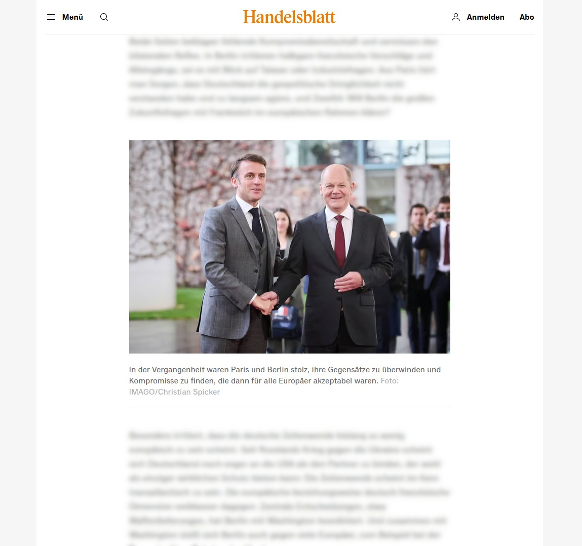 01.2023 Handelsblatt